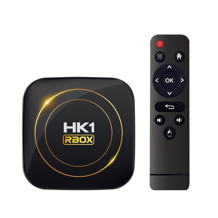 HK1 RBOX-H8S 4K Ultra HD Android 12.0 Smart TV Box with Remote Control, Allwinner H618 Quad-Core, 4GB+32GB(UK Plug) - Amlogic S905 by PMC Jewellery | Online Shopping South Africa | PMC Jewellery | Buy Now Pay Later Mobicred