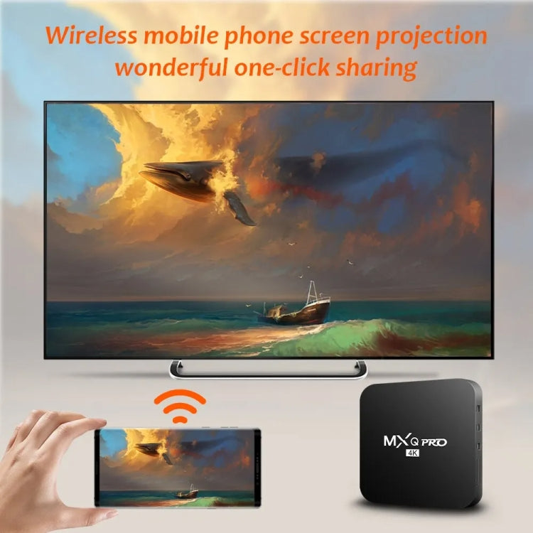 MXQ Pro 4K TV Box Rockchip RK3228A Quad Core CPU Android 7.1, 1GB+8GB wtih Remote Control, AU Plug - RK3228A by PMC TechLife | Online Shopping South Africa | PMC TechLife | Buy Now Pay Later Mobicred