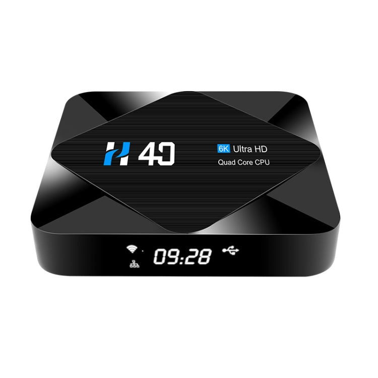 H40 4K Ultra HD Smart TV BOX Android 10.0 Media Player with Remote Control, Quad-core, RAM: 4GB, ROM: 64GB(EU Plug) - Amlogic S905 by PMC Jewellery | Online Shopping South Africa | PMC Jewellery | Buy Now Pay Later Mobicred