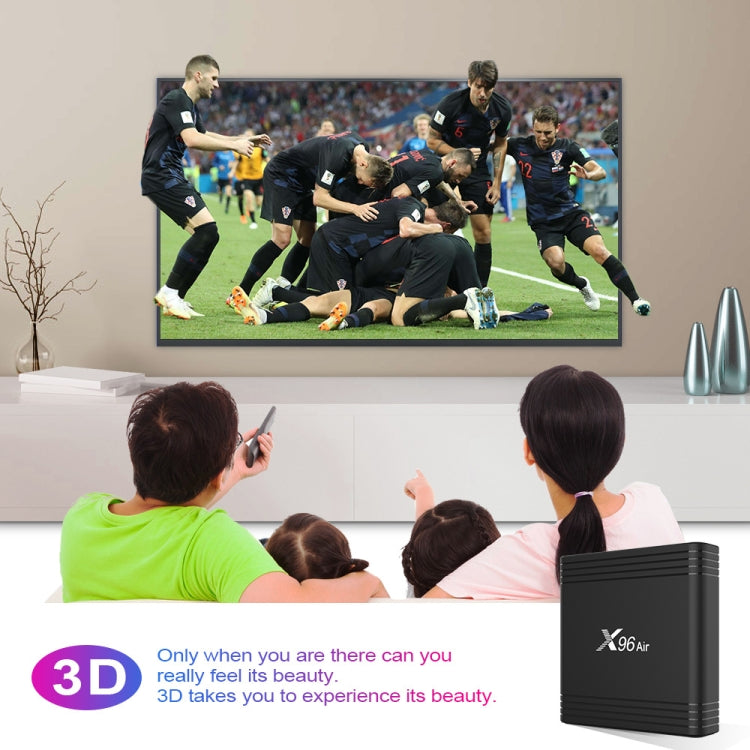 X96 Air 8K Smart TV BOX Android 9.0 Media Player with Remote Control, Quad-core Amlogic S905X3, RAM: 4GB, ROM: 64GB, Dual Band WiFi, Bluetooth, EU Plug - Amlogic S905 by PMC TechLife | Online Shopping South Africa | PMC TechLife | Buy Now Pay Later Mobicred