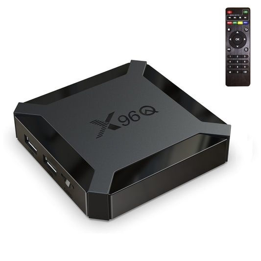 X96Q HD 4K Smart TV Box without Wall Mount, 4GB+64GB, Android 10.0, Allwinner H313 Quad Core ARM Cortex A53 , Support TF Card, HDMI, RJ45, AV, USB x 2 (US Plug) - Allwinner H3 by PMC Jewellery | Online Shopping South Africa | PMC Jewellery | Buy Now Pay Later Mobicred