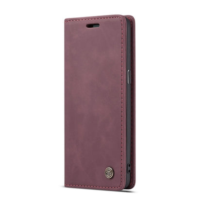 CaseMe-013 Multifunctional Retro Frosted Horizontal Flip Leather Case with Card Slot & Holder & Wallet for Galaxy S8(Wine Red) - Galaxy Phone Cases by CaseMe | Online Shopping South Africa | PMC Jewellery | Buy Now Pay Later Mobicred