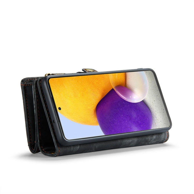 CaseMe-008 For Samaung Galaxy A30S／A50S／A50 Detachable Multifunctional Flip Leather Case (Black) - Galaxy Phone Cases by CaseMe | Online Shopping South Africa | PMC Jewellery | Buy Now Pay Later Mobicred
