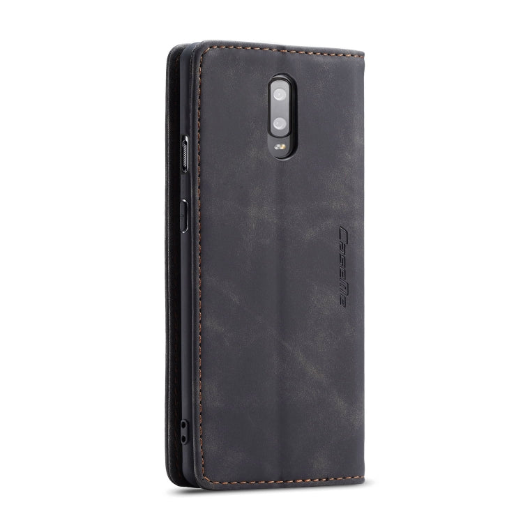 CaseMe-013 Multifunctional Horizontal Flip Leather Case with Card Slot & Holder for OnePlus 7(Black) - OnePlus Cases by CaseMe | Online Shopping South Africa | PMC Jewellery | Buy Now Pay Later Mobicred