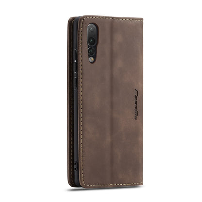 CaseMe-013 Multifunctional Horizontal Flip Leather Case with Card Slot & Holder for Huawei P20(Coffee) - Huawei Cases by CaseMe | Online Shopping South Africa | PMC Jewellery | Buy Now Pay Later Mobicred