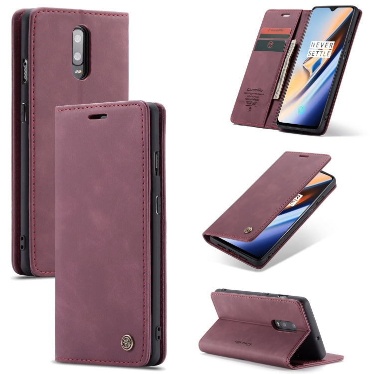 CaseMe-013 Multifunctional Horizontal Flip Leather Case with Card Slot & Holder for Galaxy S10 5G(Wine Red) - Galaxy Phone Cases by CaseMe | Online Shopping South Africa | PMC Jewellery | Buy Now Pay Later Mobicred