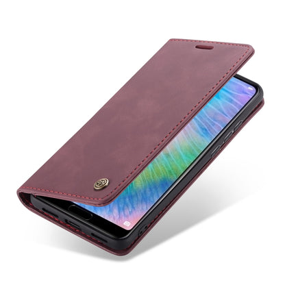 CaseMe-013 Detachable Multifunctional Horizontal Flip Leather Case with Card Slot & Holder for Huawei P20 Pro(Red Wine) - Huawei Cases by CaseMe | Online Shopping South Africa | PMC Jewellery | Buy Now Pay Later Mobicred