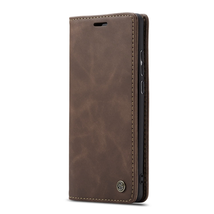 CaseMe-013 Multi-functional Retro Frosted Horizontal Flip Leather Case with Card Slot & Holder & Wallet For Galaxy A20e(Coffee) - Galaxy Phone Cases by CaseMe | Online Shopping South Africa | PMC Jewellery | Buy Now Pay Later Mobicred