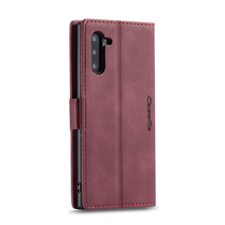 CaseMe-013 Multifunctional Horizontal Flip Leather Case with Card Slot & Holder for Galaxy Note 10(Red Wine) - Galaxy Phone Cases by CaseMe | Online Shopping South Africa | PMC Jewellery | Buy Now Pay Later Mobicred