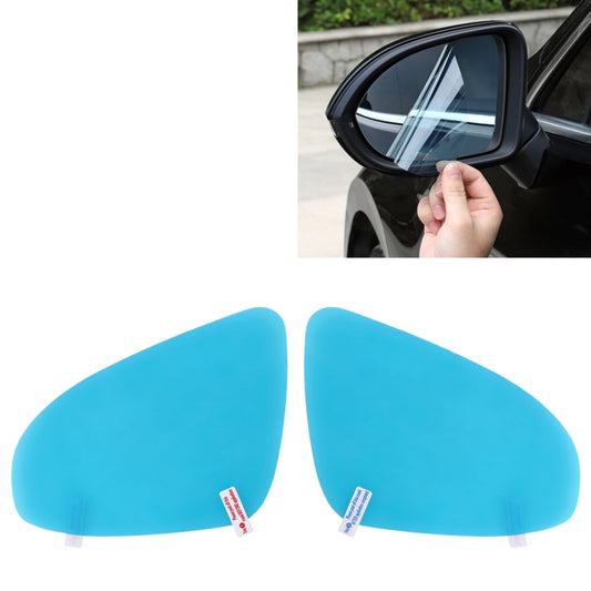 For Audi A4 2009-2016 Car PET Rearview Mirror Protective Window Clear Anti-fog Waterproof Rain Shield Film - Auto Film by PMC Jewellery | Online Shopping South Africa | PMC Jewellery | Buy Now Pay Later Mobicred