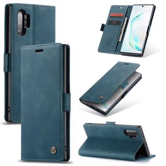 CaseMe-013 Multifunctional Horizontal Flip Leather Case with Card Slot & Holder & Wallet for Galaxy Note 10+(Blue) - Galaxy Phone Cases by CaseMe | Online Shopping South Africa | PMC Jewellery | Buy Now Pay Later Mobicred