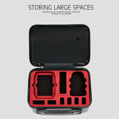 ls-S004 Portable Waterproof Drone Handbag Storage Bag for DJI Mavic Mini 2(Silver +Red Liner) - Backpacks & Bags by PMC Jewellery | Online Shopping South Africa | PMC Jewellery | Buy Now Pay Later Mobicred