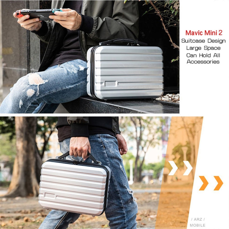 ls-S004 Portable Waterproof Drone Handbag Storage Bag for DJI Mavic Mini 2(Black + Red Liner) - Carry Cases & Bags by PMC TechLife | Online Shopping South Africa | PMC TechLife | Buy Now Pay Later Mobicred
