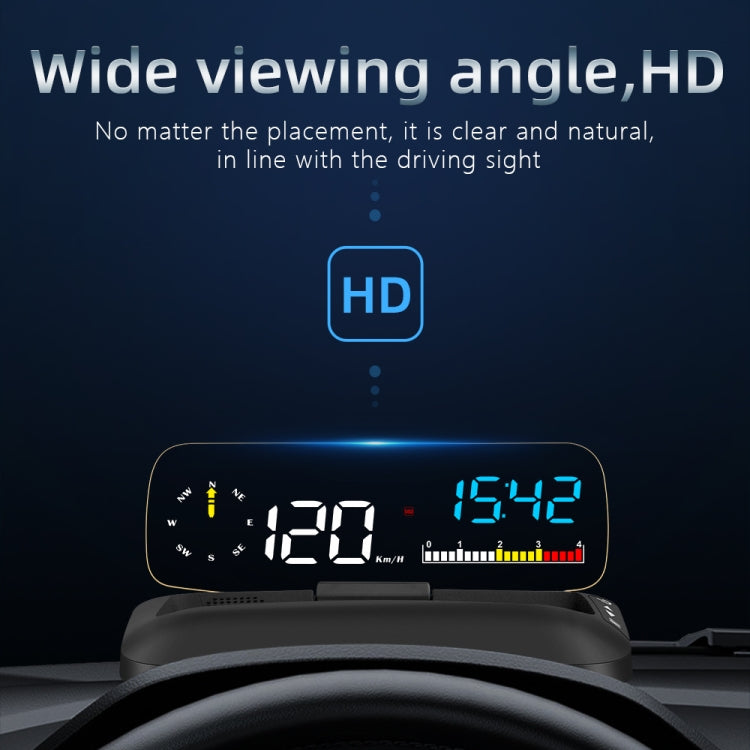 C5 OBD2 + GPS Mode Car HUD Head-up Display Water Temperature / Vehicle Speed / Voltage - Head Up Display System by PMC Jewellery | Online Shopping South Africa | PMC Jewellery | Buy Now Pay Later Mobicred