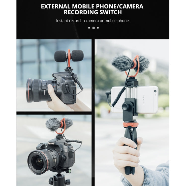 YELANGU MIC11 SLR Camera Mobile Phone Two-way Recording Microphone - Microphone by YELANGU | Online Shopping South Africa | PMC Jewellery | Buy Now Pay Later Mobicred