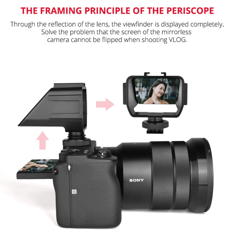 YELANGU A74 Universal Vlog Camera Flip Screen - free shipping - PMC TechLife - Order now!