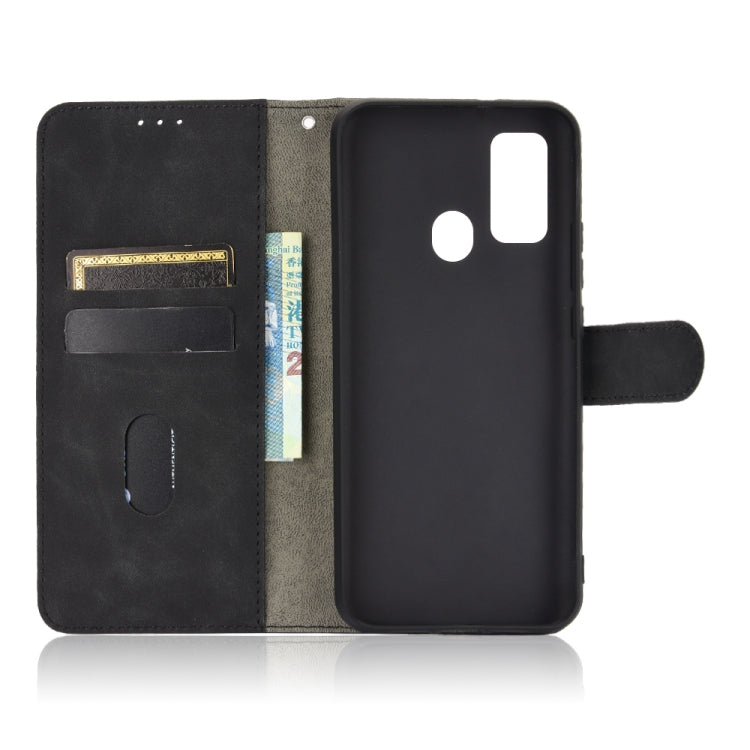 For DOOGEE N30 Solid Color Skin Feel Magnetic Buckle Horizontal Flip Calf Texture PU Leather Case with Holder & Card Slots & Wallet(Black) - More Brand by PMC Jewellery | Online Shopping South Africa | PMC Jewellery | Buy Now Pay Later Mobicred