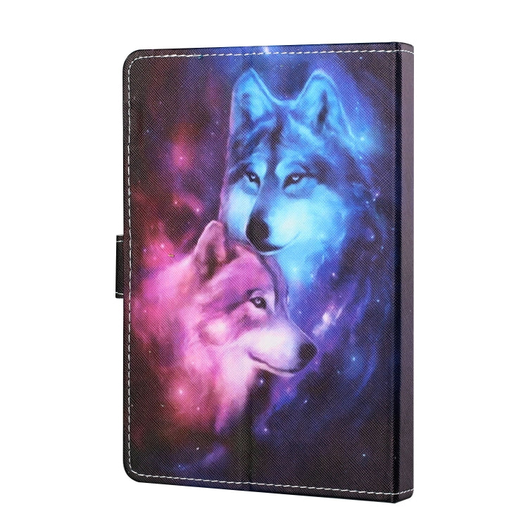 For 10 inch Tablet PC Universal Colored Drawing Horizontal Flip Leather Case with Holder & Card Slots(Wolf) - 10 - 11 inch by PMC TechLife | Online Shopping South Africa | PMC TechLife | Buy Now Pay Later Mobicred