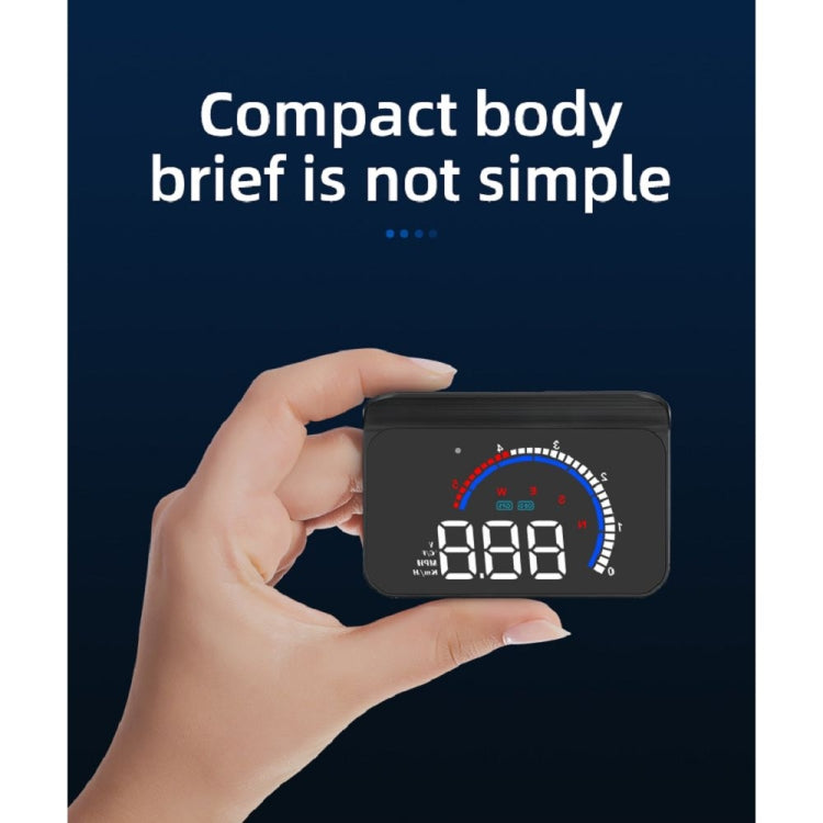 M13 Plus OBD2 + GPS Mode Car Head-up Display HUD Overspeed / Speed / Water Temperature Alarm / Eliminate Fault Codes - Head Up Display System by PMC TechLife | Online Shopping South Africa | PMC TechLife | Buy Now Pay Later Mobicred