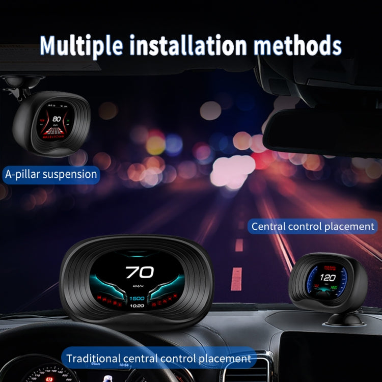 P20 OBD2 + GPS Mode Car Head-up Display HUD Overspeed / Speed / Water Temperature / Engine Failure Alarm - Head Up Display System by PMC TechLife | Online Shopping South Africa | PMC TechLife | Buy Now Pay Later Mobicred
