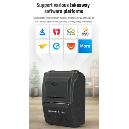 5811DD 58mm Bluetooth 4.0 Portable Thermal Bluetooth Receipt Printer, US Plug - Printer by PMC Jewellery | Online Shopping South Africa | PMC Jewellery | Buy Now Pay Later Mobicred