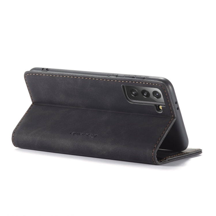 For Samsung Galaxy S21 5G CaseMe 013 Multifunctional Horizontal Flip Leather Case with Holder & Card Slot & Wallet(Black) - Galaxy S21 5G Cases by CaseMe | Online Shopping South Africa | PMC Jewellery | Buy Now Pay Later Mobicred