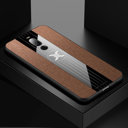 For Meizu Note 8 XINLI Stitching Cloth Texture Shockproof TPU Protective Case(Brown) - Meizu by XINLI | Online Shopping South Africa | PMC Jewellery | Buy Now Pay Later Mobicred