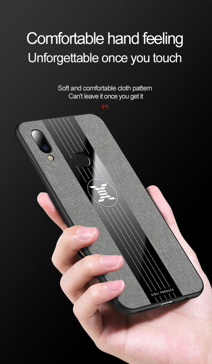 For Meizu Note 9 XINLI Stitching Cloth Texture Shockproof TPU Protective Case(Red) - Meizu by XINLI | Online Shopping South Africa | PMC Jewellery | Buy Now Pay Later Mobicred