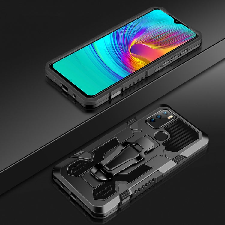 For Infinix Note7 Lite / Hot 9 Machine Armor Warrior Shockproof PC + TPU Protective Case(Black) - Infinix Cases by idewei | Online Shopping South Africa | PMC TechLife