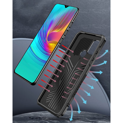 For Infinix Note7 Lite / Hot 9 Machine Armor Warrior Shockproof PC + TPU Protective Case(Black) - Infinix Cases by idewei | Online Shopping South Africa | PMC Jewellery