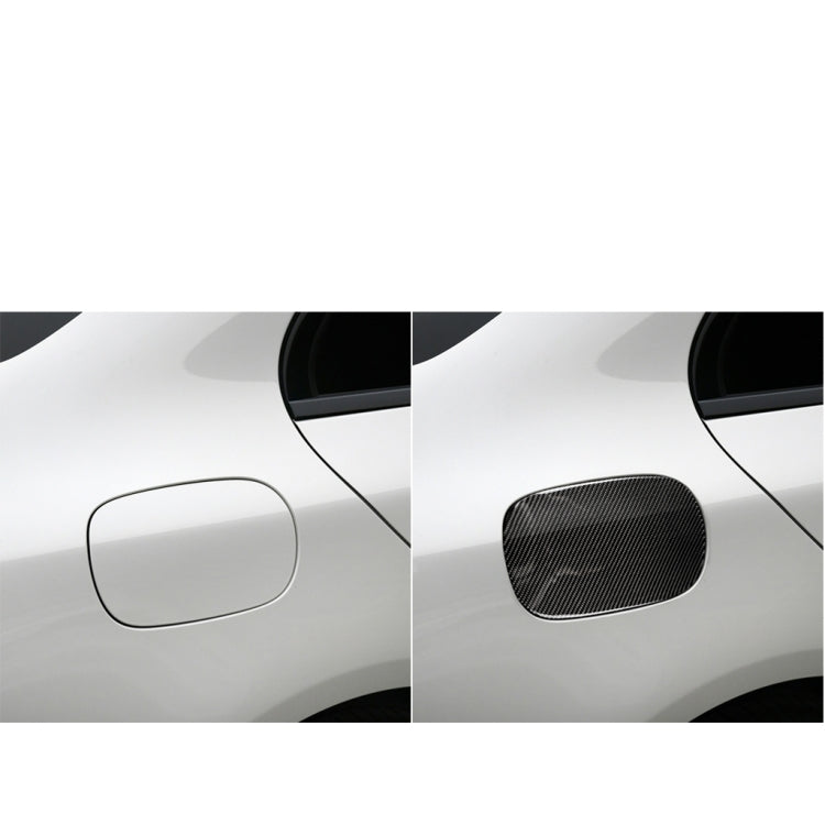 Car Carbon Fiber Fuel Tank Cap Decorative Sticker for Mercedes-Benz C Class W205 2015-2018, Left and Right Drive Universal(Solid Color) - Car Interior Mouldings by PMC Jewellery | Online Shopping South Africa | PMC Jewellery | Buy Now Pay Later Mobicred