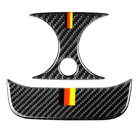 Car Carbon Fiber Rear Air Outlet Set Decorative Sticker for Mercedes-Benz C Class W205 C180 C200 C300 GLC, Left and Right Drive Universal(German Color) - Car Interior Mouldings by PMC Jewellery | Online Shopping South Africa | PMC Jewellery | Buy Now Pay Later Mobicred