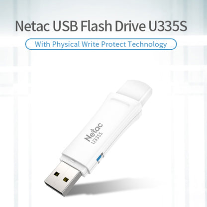 Netac U335S USB 3.0 High Speed Antivirus Write Protection USB Flash Drives U Disk, Capacity:64GB - USB Flash Drives by Netac | Online Shopping South Africa | PMC Jewellery | Buy Now Pay Later Mobicred