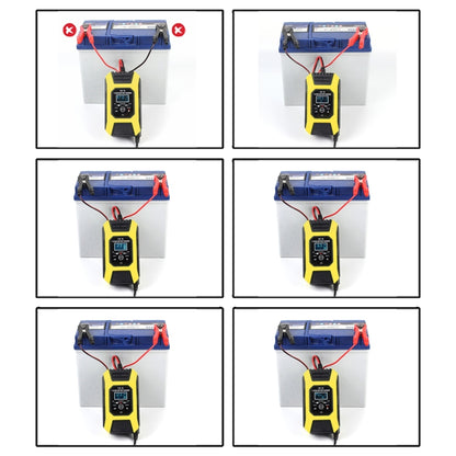 FOXSUR Car / Motorcycle Repair Charger 12V 7A 7-stage + Multi-battery Mode Lead-acid Battery Charger, Plug Type:JP Plug(Yellow) - Battery Charger by FOXSUR | Online Shopping South Africa | PMC Jewellery | Buy Now Pay Later Mobicred