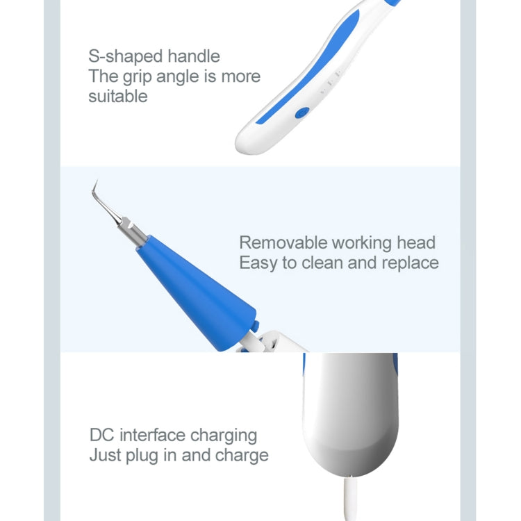 YJK099 Multi-function Electronic Toothpicks Tooth Cleaning Tools(Blue) - Oral Irrigators by PMC Jewellery | Online Shopping South Africa | PMC Jewellery | Buy Now Pay Later Mobicred