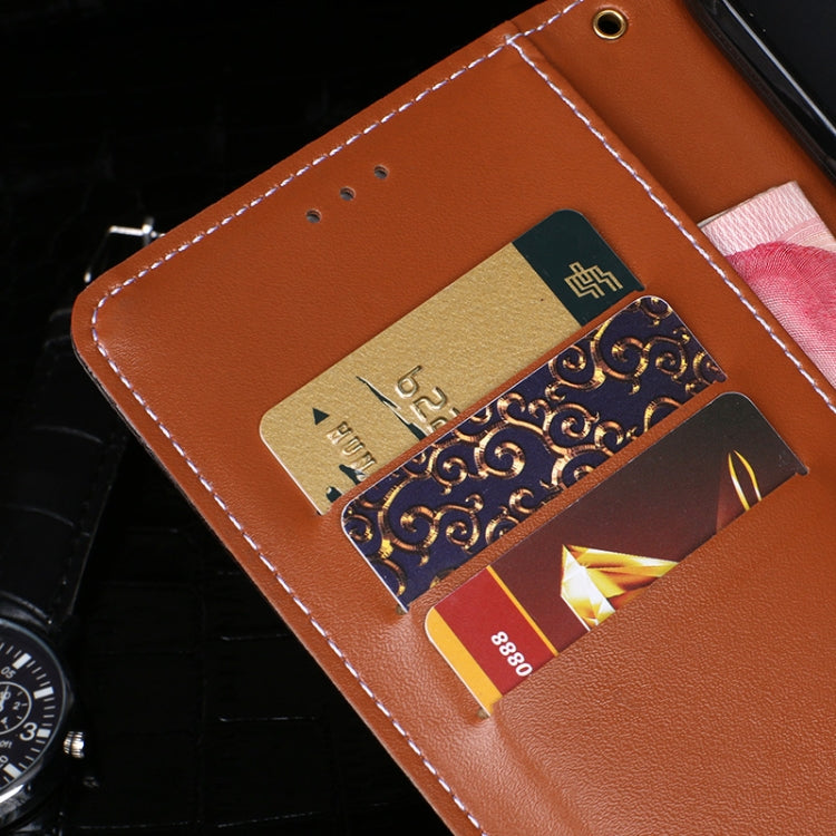 For Blackview A80 Plus idewei Crocodile Texture Horizontal Flip Leather Case with Holder & Card Slots & Wallet(Dark Blue) - More Brand by idewei | Online Shopping South Africa | PMC TechLife | Buy Now Pay Later Mobicred