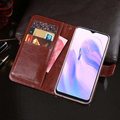 For Blackview A70 idewei Crazy Horse Texture Horizontal Flip Leather Case with Holder & Card Slots & Wallet(White) - More Brand by idewei | Online Shopping South Africa | PMC Jewellery | Buy Now Pay Later Mobicred