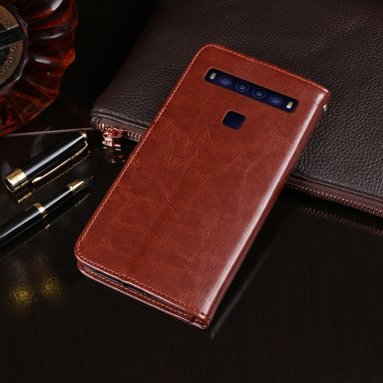 For TCL 10 5G idewei Crazy Horse Texture Horizontal Flip Leather Case with Holder & Card Slots & Wallet(White) - free shipping - PMC Jewellery - Order now!