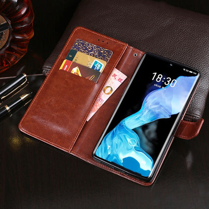 For Meizu 18 idewei Crazy Horse Texture Horizontal Flip Leather Case with Holder & Card Slots & Wallet(Black) - Meizu by idewei | Online Shopping South Africa | PMC Jewellery | Buy Now Pay Later Mobicred