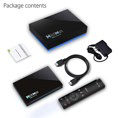 H96 Max 8K Smart TV BOX Android 11.0 Media Player with Remote Control, Quad Core RK3566, RAM: 4GB, ROM: 32GB, Dual Frequency 2.4GHz WiFi / 5G, Plug Type:AU Plug - RK3566 by PMC Jewellery | Online Shopping South Africa | PMC Jewellery | Buy Now Pay Later Mobicred