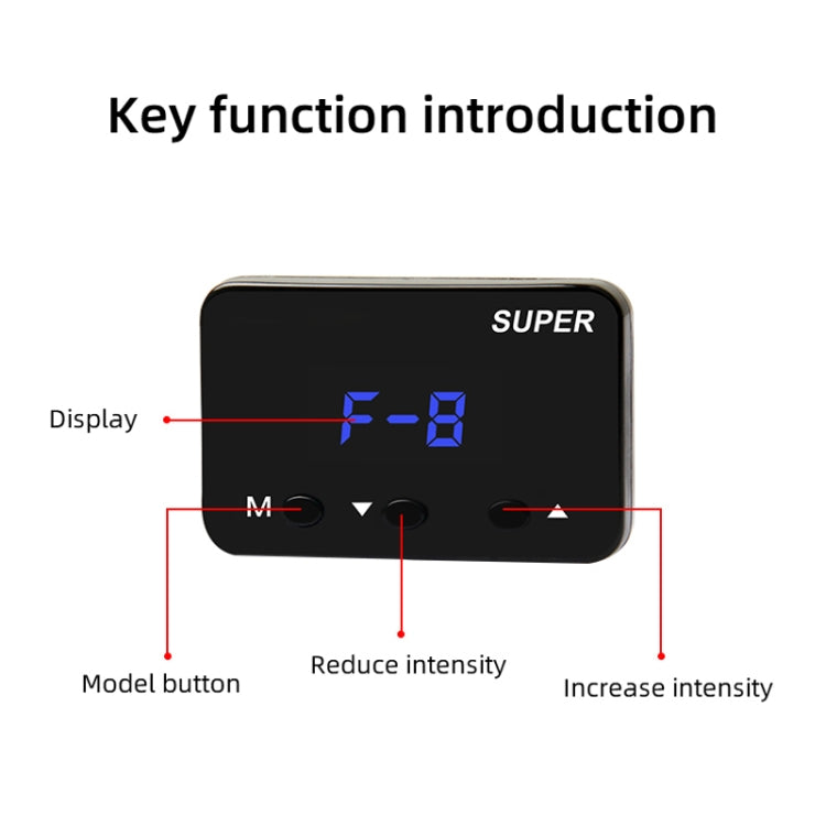 For Toyota Avanza 2012- Car Potent Booster Electronic Throttle Controller - Car Modification by PMC Jewellery | Online Shopping South Africa | PMC Jewellery | Buy Now Pay Later Mobicred