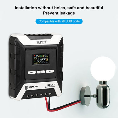 MPPT Solar Controller 12V / 24V / 48V Automatic Identification Charging Controller with Dual USB Output, Model:30A - Others by PMC Jewellery | Online Shopping South Africa | PMC Jewellery