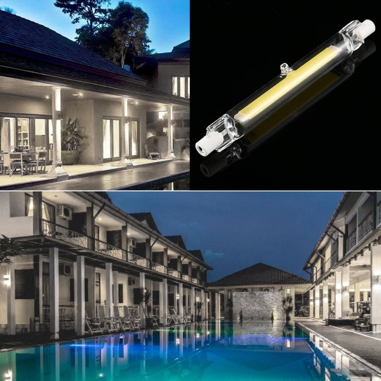 R7S 220V 15W 189mm COB LED Bulb Glass Tube Replacement Halogen Lamp Spot Light, White Light - LED Blubs & Tubes by PMc TechLife | Online Shopping South Africa | PMc TechLife | Buy Now Pay Later Mobicred