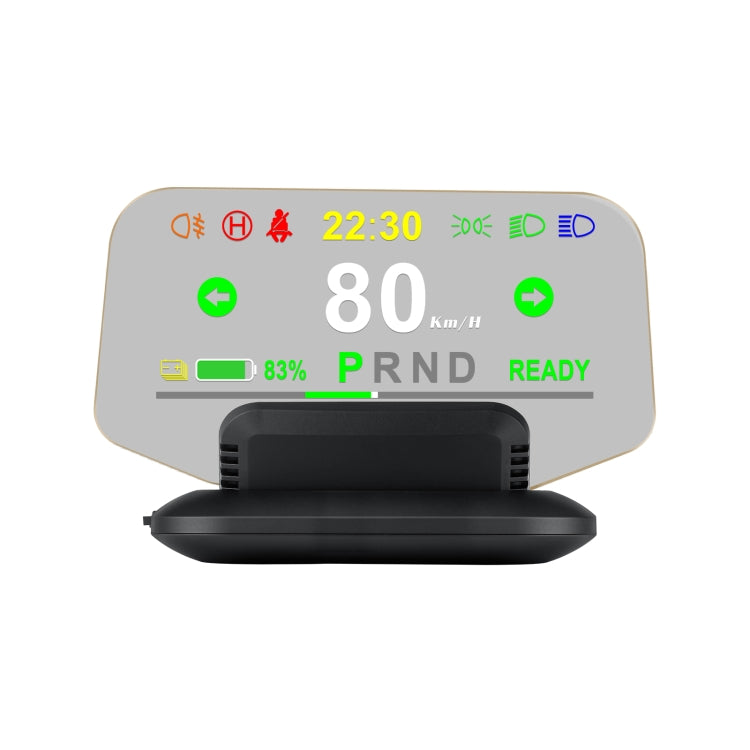 T1 5.1 inch Car HUD Head-up Display Overspeed Alarm / Remaining Battery Percentage Display for Tesla Model 3 / Y - Head Up Display System by PMC Jewellery | Online Shopping South Africa | PMC Jewellery | Buy Now Pay Later Mobicred