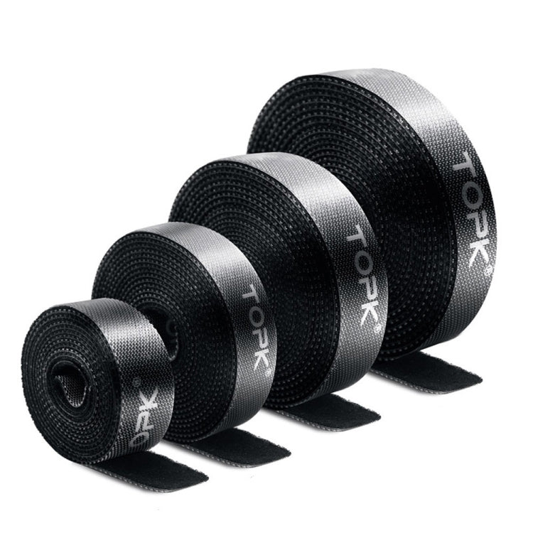 4 PCS TOPK Reusable & Dividable Nylon Tie-wraps Hook and Loop Fastener Cable Ties, Length:5m - Cable Organizer by TOPK | Online Shopping South Africa | PMC TechLife | Buy Now Pay Later Mobicred