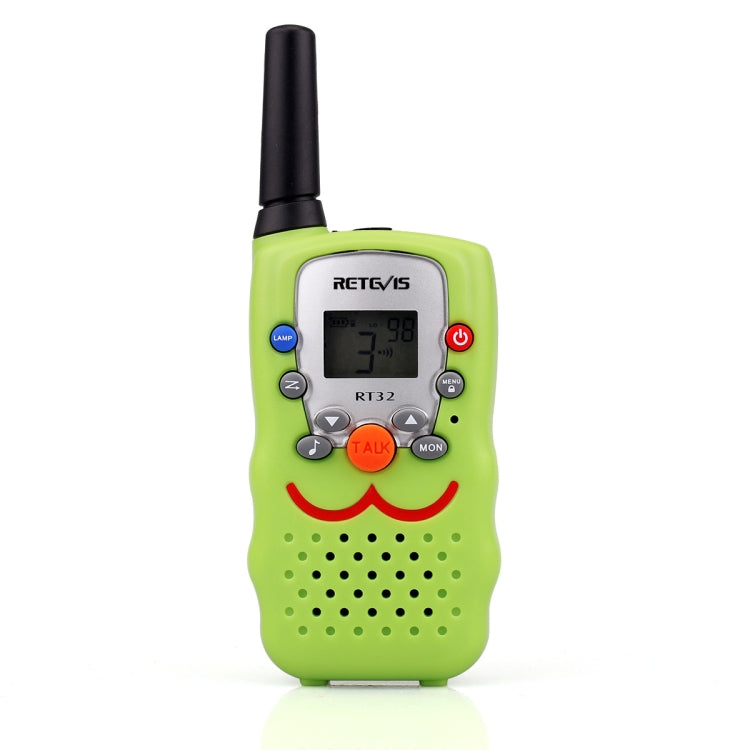 1 Pair RETEVIS RT32 0.5W US Frequency 462.550-467.7125MHz 22CH Handheld Children Walkie Talkie(Green) - Children by RETEVIS | Online Shopping South Africa | PMC Jewellery | Buy Now Pay Later Mobicred