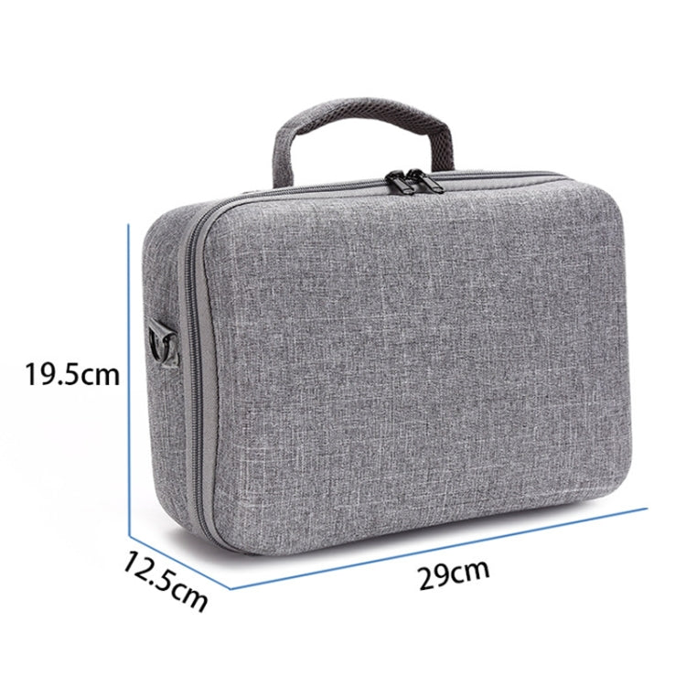 Portable Carry Case Waterproof Scratch-proof Anti-shock Travel Carrying Cover Case Box for DJI Air 2s(Grey+Red Liner) - Backpacks & Bags by PMC Jewellery | Online Shopping South Africa | PMC Jewellery | Buy Now Pay Later Mobicred