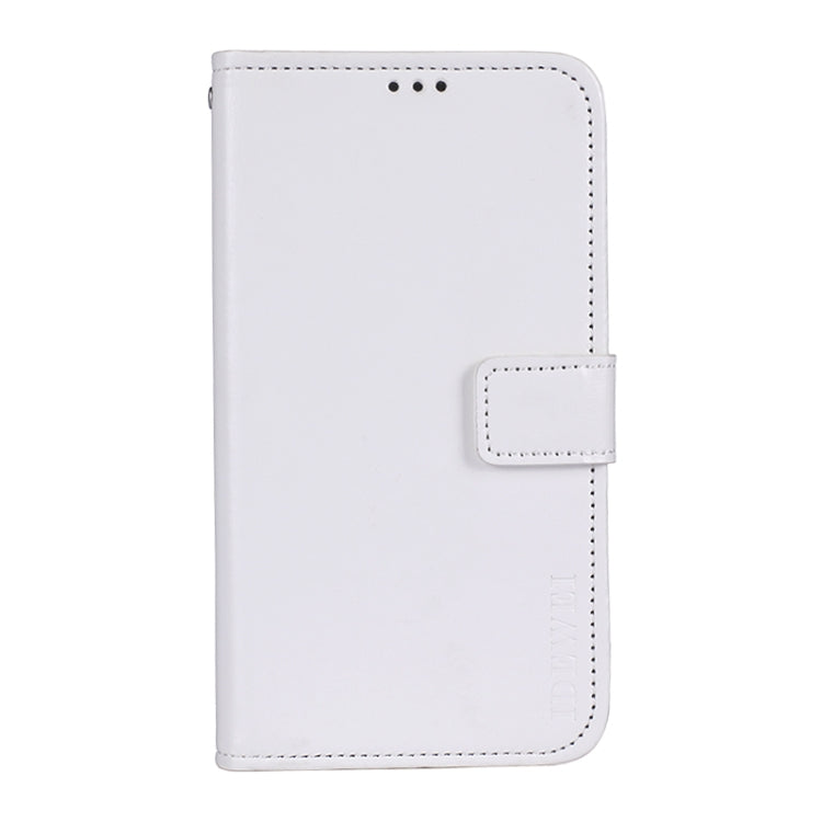 For TCL 10 5G UW idewei Crazy Horse Texture Horizontal Flip Leather Case with Holder & Card Slots & Wallet(White) - More Brand by idewei | Online Shopping South Africa | PMC Jewellery | Buy Now Pay Later Mobicred