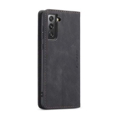 For Samsung Galaxy S21 FE CaseMe 013 Multifunctional Horizontal Flip Leather Case, with Card Slot & Holder & Wallet(Black) - Galaxy Phone Cases by CaseMe | Online Shopping South Africa | PMC Jewellery | Buy Now Pay Later Mobicred