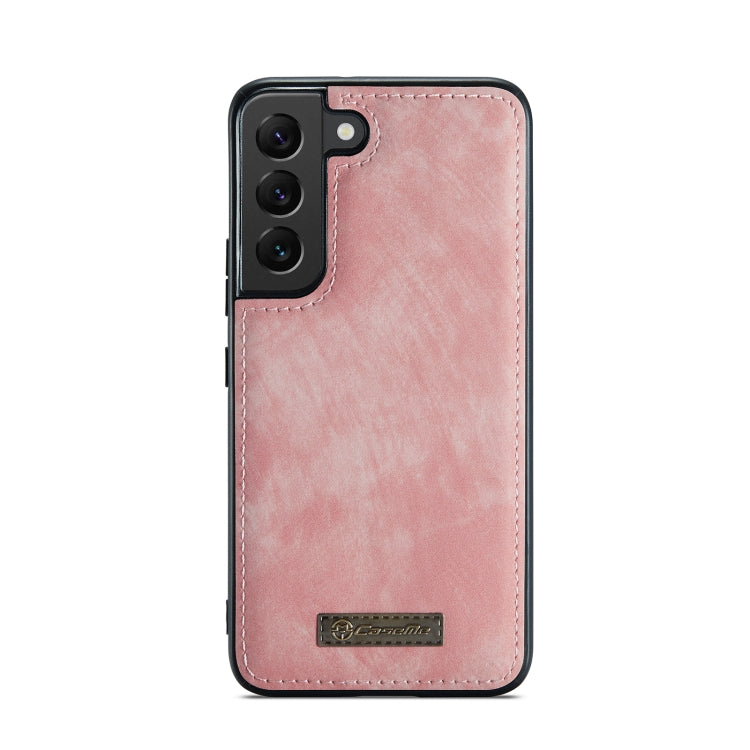 For Samsung Galaxy S21 FE CaseMe 008 Detachable Multifunctional Flip Leather Phone Case(Pink) - Galaxy Phone Cases by CaseMe | Online Shopping South Africa | PMC Jewellery | Buy Now Pay Later Mobicred